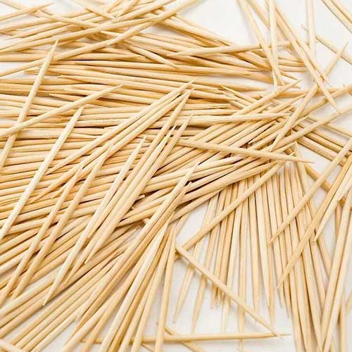 Environmentally friendly disposable bamboo toothpick